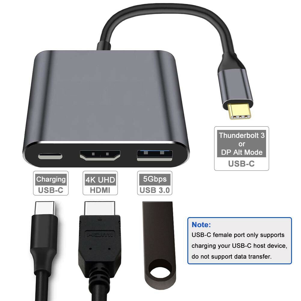  C USB 3.1-USB-C Macbook ȵ̵  4K HDMI HDTV USB-C  ȯ